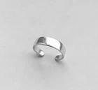 Birthday Gift For Women's Adjustable Toe Ring Solid Metal 925 Sterling Silver