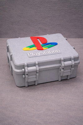 PlayStation Memory Card Aufbewahrungsbox - für 16 PS1 / PS2 Me Custom Farbwahl
