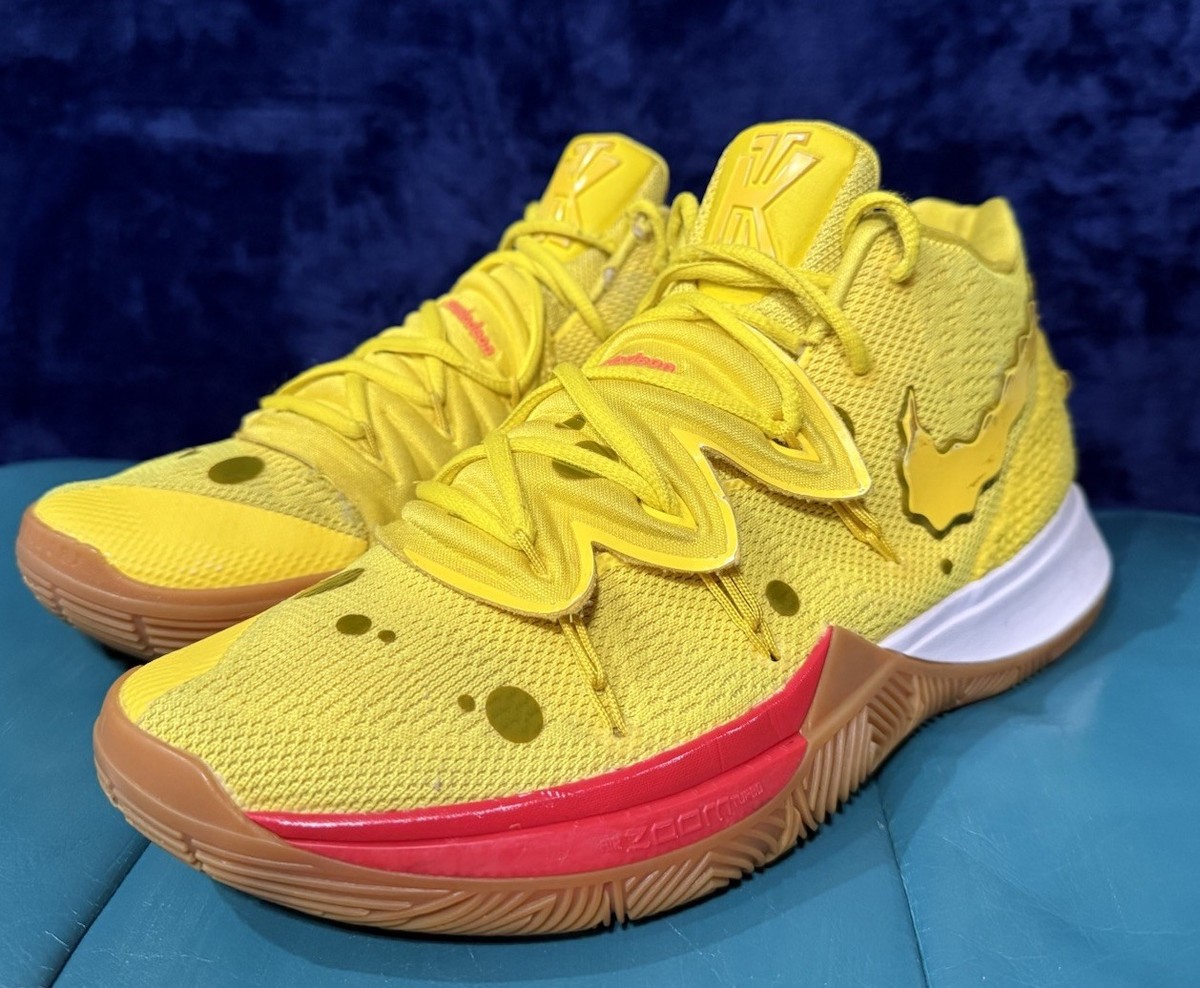 Nike Kyrie Irving Where To Buy Spongebob Shoes Yellow Spongebob