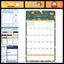 2027 Large Wall Calendar - 12 Monthly Themes, 12"x17", Organize Your Year
