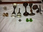 New ListingGroup Of Antique Fancy Glass Door Knobs And Other Hardware