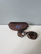 Maui Jim Pearl City MJ 214-10 Dark Tortoise Sunglasses Brown Polarized A-
