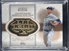 Kowar, Jackson - 2019 Topps Pro Debut - Distinguished Debut Medallion