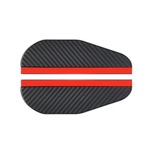 2pcs Universal Carbon Fiber Rearview Mirror Rain Eyebrow Protector Stickers