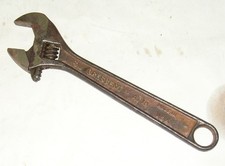Vintage Crescent 8" Adjustable Wrench AT18 - Jamestown, NY