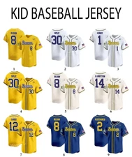 KID Baseball Jersey - Choose Number Savannah Bananas US1446