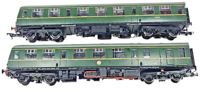 Bachmann 31-326 Spur O Class 105 2 Wagen Cravens DMU E51254/E56412 Runner ohne Karton.