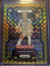 2024 Panini Prizm Monopoly WNBA - Cameron Brink #39 Gold Prizm /49 (RC)