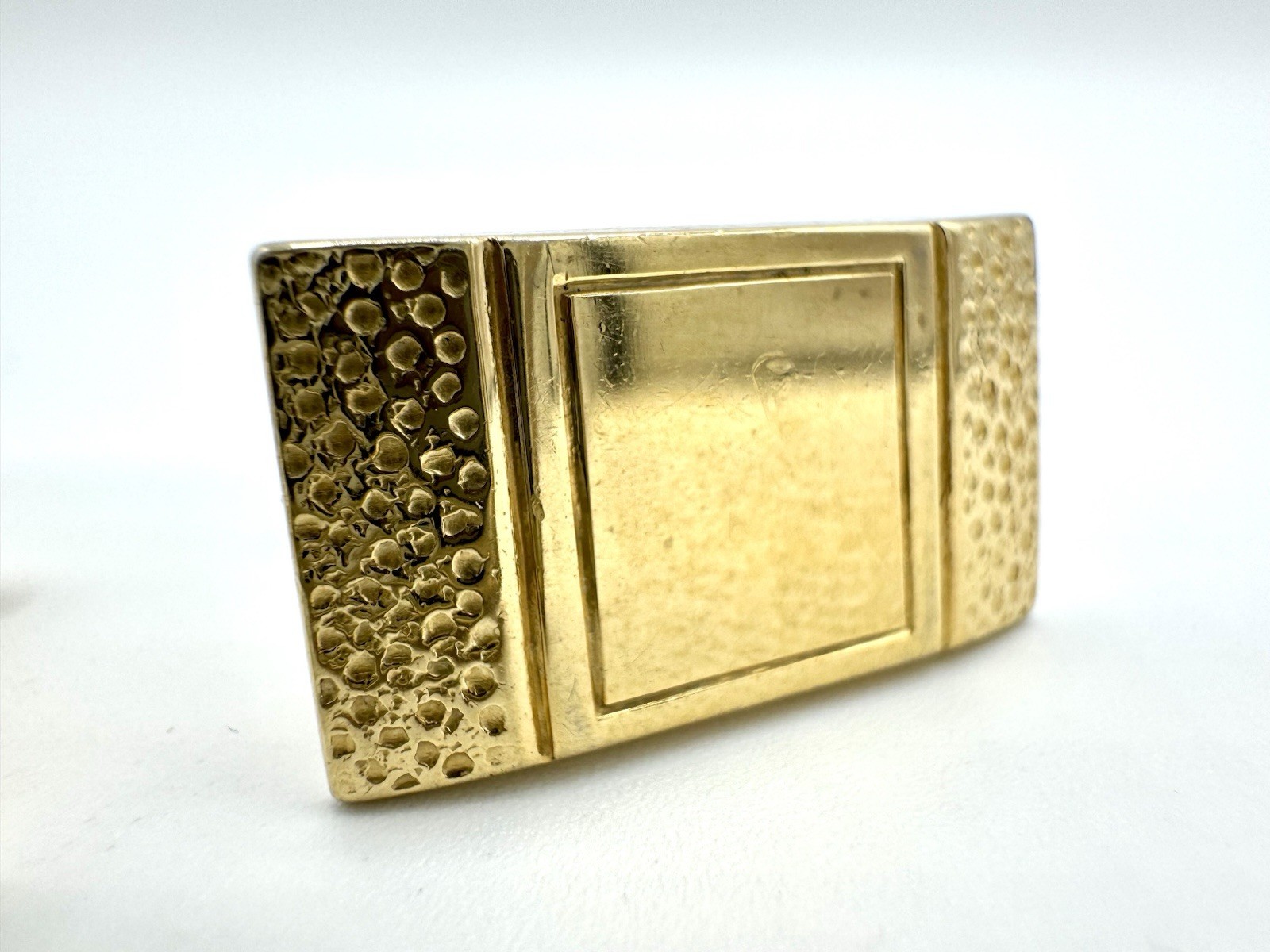 Vintage Rectangular Gold Square Deco Mid Century … - image 2