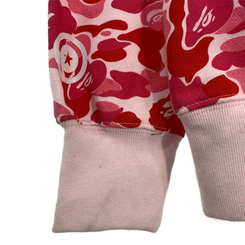 A BATHING APE (BAPE) Felpa con Cappuccio Made In Japan A Bathing Ape Shark Sarcamo Rosa Uomo Xl Usata S