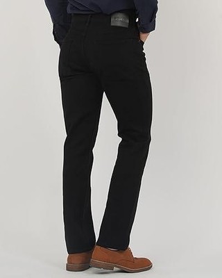 Men's Regular Fit Flex Jeans Comfort Straight Jeans  (Black, 28W x 32L )