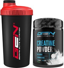 German Elite Nutrition Creatine Powder 1 kg, Plus Shake Bottle