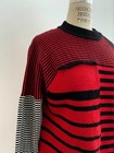 ⭕ 00s Vintage Sonia Rykiel Collage knit top : shirt dress jacket avant garde y2k — photo 3