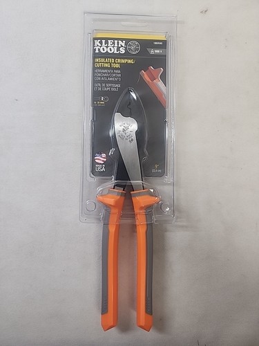 Klein Tools 1005RINS Crimping and Cutting Tool for Connectors, Insulated