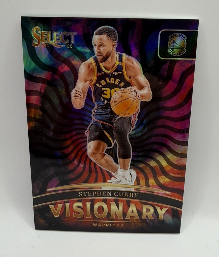 Stephen Curry Visionary 2024-2025 Prizm Foil Thick Card Panini Select