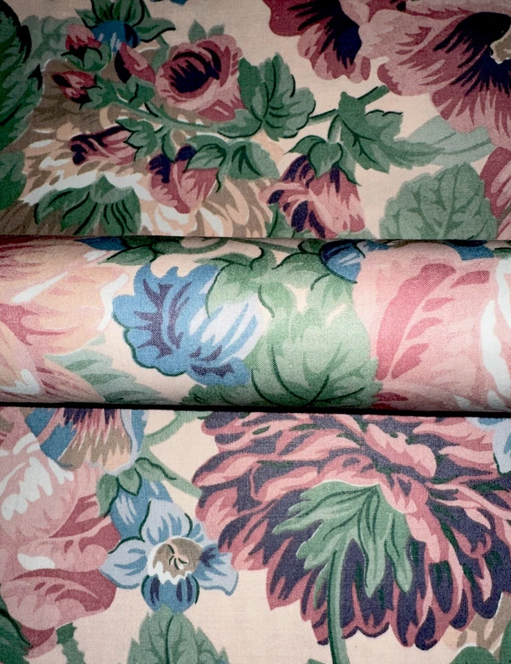 Tela de satén de algodón floral de colección 87’ 54x1Yd ATELIER de BLOOMCRAFT Inter’s #8845 Foto 3 de 4