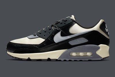 Nike Air Max 90 QS Shoes Smoke Grey Crocodile IO4468-100 Men's Sizes NEW