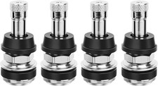 TR416 Valve Stem, 4 Pack Premium Metal Tire Valve Stems for Tubeless Tires US