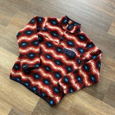 Patagonia Aztec Tribal Southwestern Synchilla Fleece Pullover Women’s Sz M Gorp