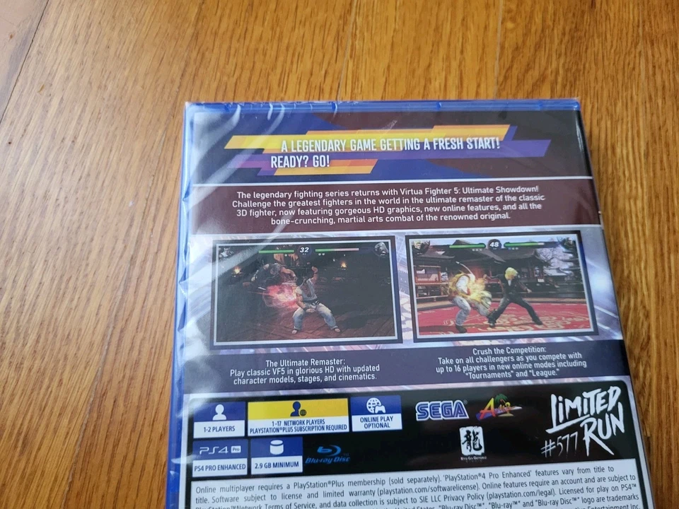 Virtua Fighter 5: Ultimate Showdown (PS4) NEW SEALED Limited Run Games - Image 2 of 4