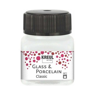 (165 EUR/l) Glas- und Porzellanfarbe 20 ml deckend/transparent KREUL