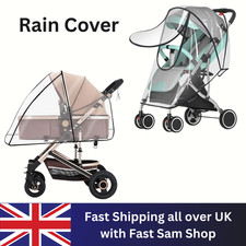 Baby Buggy Rain Cover Universal Raincover For Pushchair Stroller Pram Waterproof