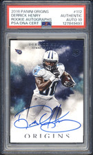 Derrick Henry 2016 Panini Origins Football RC Rookie Autographs #112 PSA/DNA 10