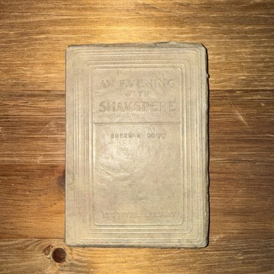 The Nutshell Library ~ An Evening with Shakspere ~ By Sherwin Cody ~ 1907 RARE