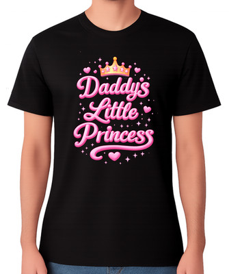 T-Shirt Daddy s Little Princess süß rosa Grafik Unisex Geschenk Shirt