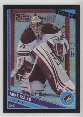 2013-14 O-Pee-Chee Black Rainbow Foil 55/100 Mike Smith #431 t3w