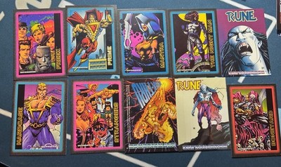 ULTRAVERSE 1 1993 SKYBOX COMPLETE PROMO CARD SET C1 TO C5 Plus More Cards