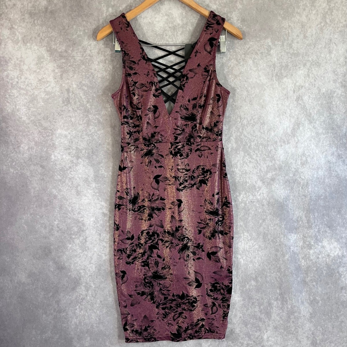 lace floral bodycon dress Secret Crush Puff Sleeve Floral Lace Bodycon Dress Blue