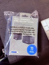 GoPro Enduro Dual Battery Charger & Battery Compatible with HERO12,HERO11,HERO10