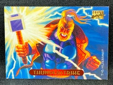 1994 Fleer Marvel Masterpieces - THUNDERSTRIKE #125 - Marvel Comics Trading Card