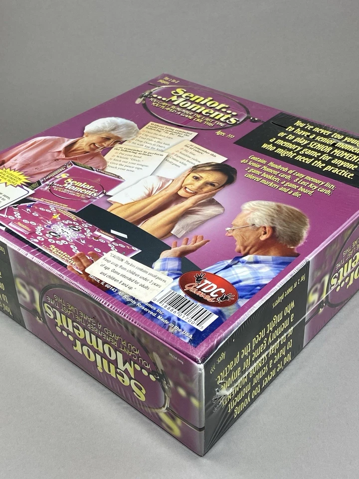 高级时刻记忆棋盘游戏 TDC 游戏家庭派对成人乐趣 - 未拆封 - 全新 — 第 3/4 张图片