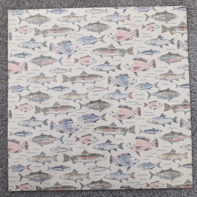 Stampin' Up! Let's Go Fishing DSP. 12''x12'' NEU