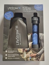 LifeStraw Flex Filtro de Agua Multiuso Plegable Botella Exprimidora Nuevo Sellado
