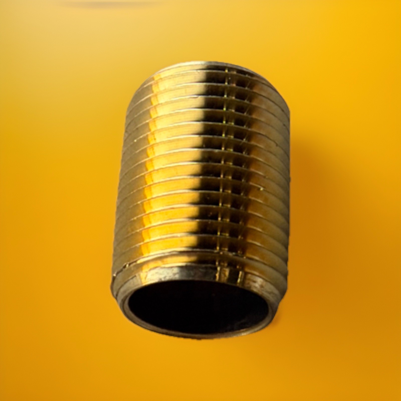 🔥Red Brass Pipe Nipple 1/2" Close NPT Threaded Plumbing Fitting ~ 10 Units🔥
