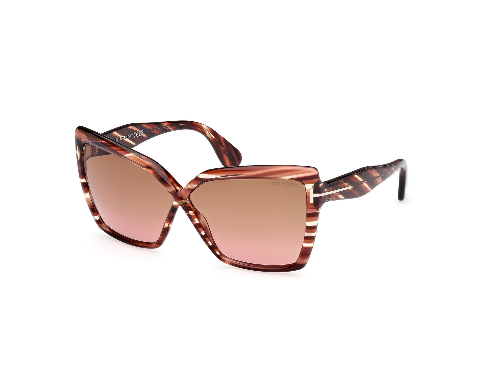 NEW TOM FORD SUNGLASSES FT1195 54F HAVANA WOMEN EYEWEAR TOM FORD TF1195 54F Tom Ford Flore TF1195 54F Sunglasses - US main image 2