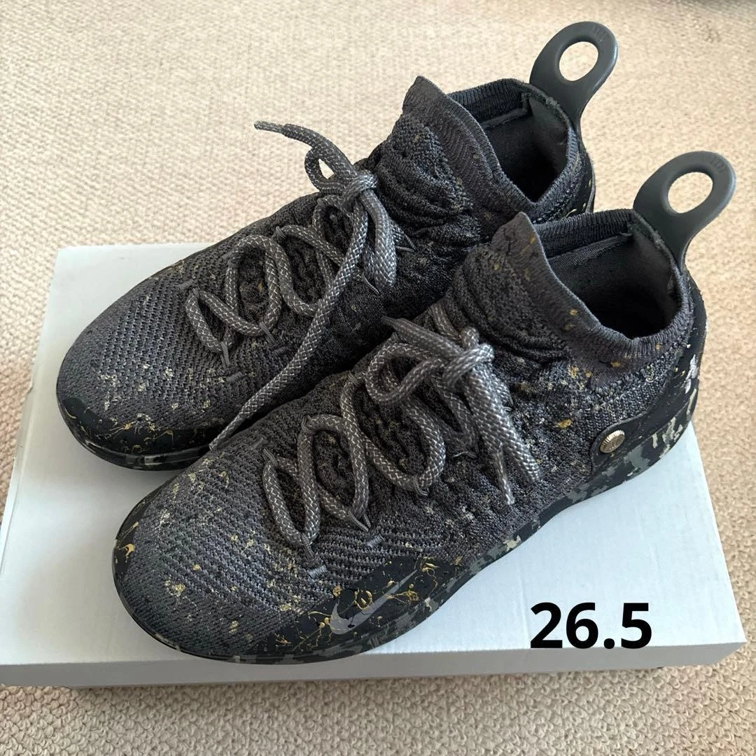 Gold 11 KD Zoom Nike 26.5 Splatter \"Gold Xl 11 KD Nike シューズ(男性用) Splatter eBay | シューズ(男性用)