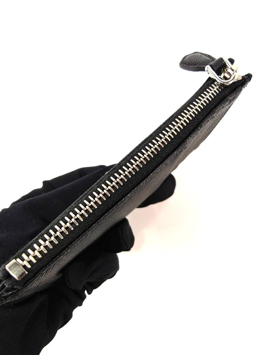 Prada Black Leather Card Case Mini Wallet 13.5cm x 8cm thumbnail 6