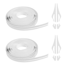 2 Rolls 32Ft Car Pinstriping Tape, Vinyl Pin Stripe Decal White 