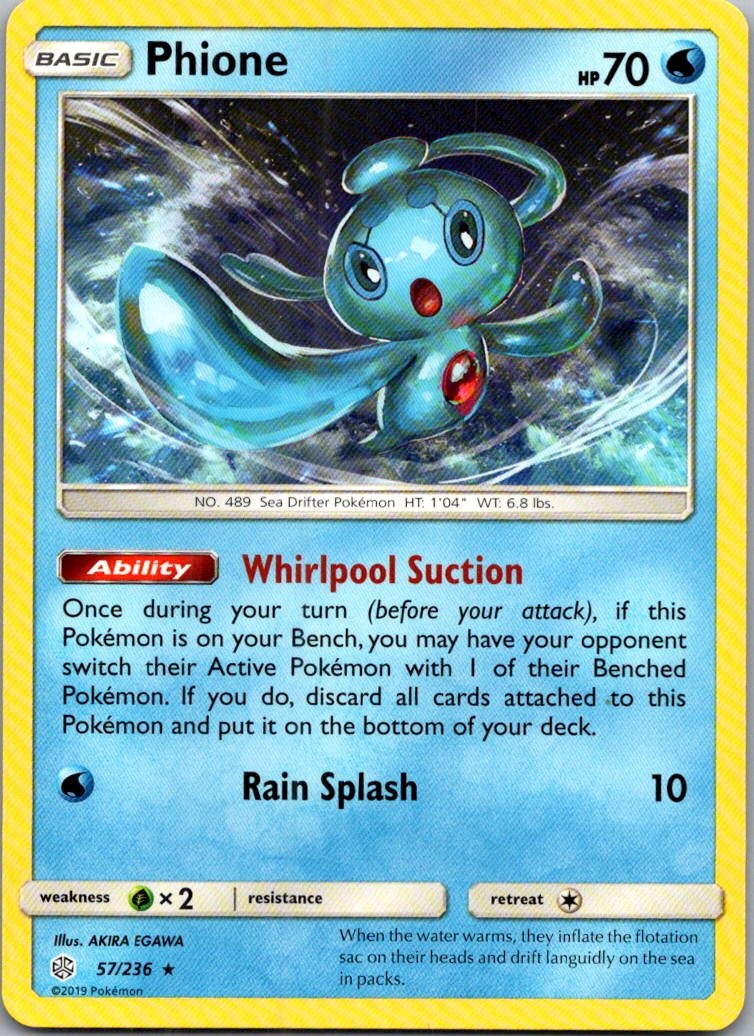 Phione Rare SM - Cosmic Eclipse 57/236 NM