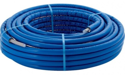 GEBERIT FlowFit Rohr 20 Systemrohr mit 10mm Dämmung Isolierung blau 50m Bund