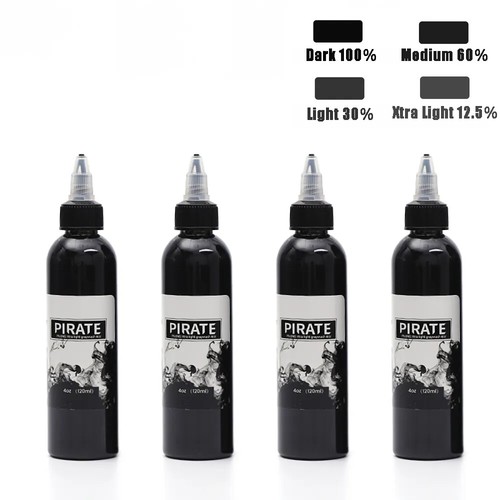 30/120/240ml/Bottle Black Tattoo Ink Natural Permanent Makeup Tattoo Pigment Ink