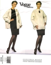 Vogue Sewing Pattern Women's Jacket & Dress 2018 Geoffrey Beene 18-20-22 UNCUT