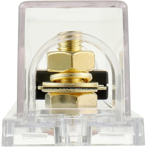 2Pcs 150Amp Gold ANLFuse Holder 2/0 1/0 0 gauge AWG 150A Fuse Box - Picture 8 of 12