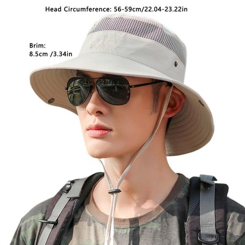 1x Fisherman Hat Wide Brim Mountaineering Caps Sun New Hat Outdoor I0Y7 - Picture 11 of 17