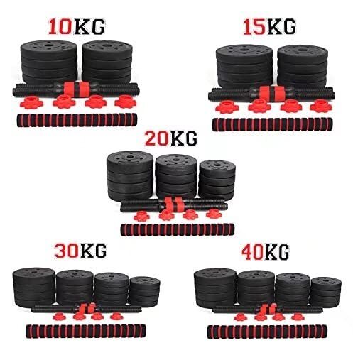 haltères réglables musculation 15kg(7.5kg*2)Poids de kit aux homme et femme s... - Imagen 7 de 7