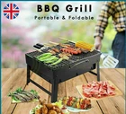 Portable BBQ Barbecue Grill Fire Pit Camping Charcoal Patio Party Garden Outdoor